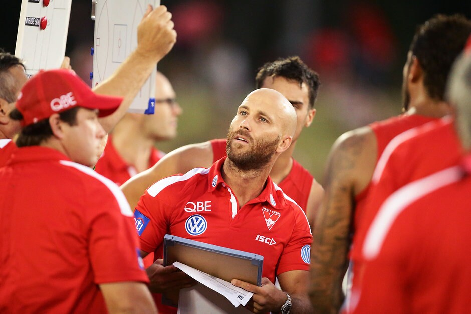AFL 2016 NAB Challenge - Sydney v Port Adelaide Jarrad McVeigh took the coaching reins in the Swans' NAB Challenge match - ${keywords}